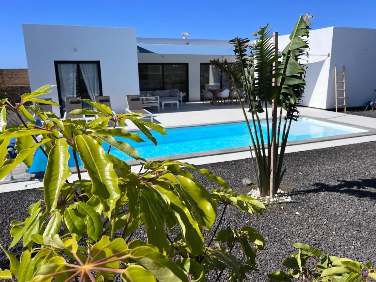 Superbe Villa Valentina, piscine chauffée, wifi Lajares Exterior foto